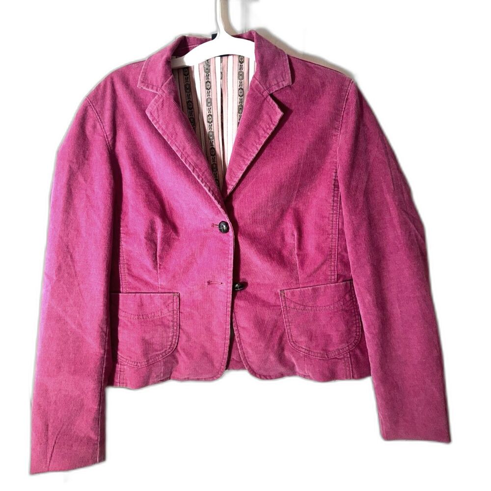 GAP Fuchsia Corduroy Blazer